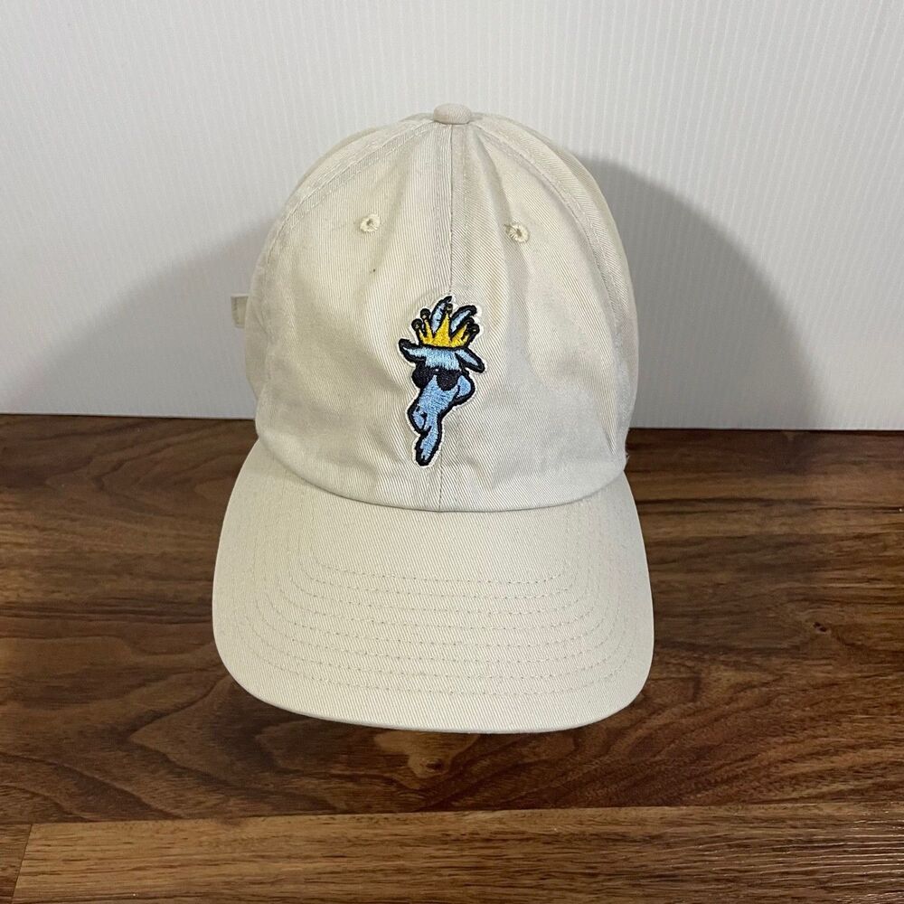 GOAT USA Hat Cap Snapback Adjustable Trucker Embroidered Tan One Size